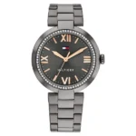 Tommy Hilfiger Women’s Quartz Watch with Grey Dial and Stainless Steel Strap – NTTH1782630