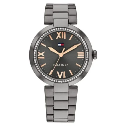 Tommy Hilfiger Women’s Quartz Watch with Grey Dial and Stainless Steel Strap – NTTH1782630