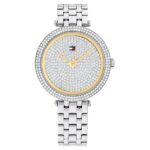 Tommy Hilfiger Women’s Quartz Analog Watch with Silver Dial and Silver Stainless Steel Strap – TH1782722