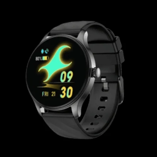 fastrack jupiter black r1 round hd display smart watch 500x500